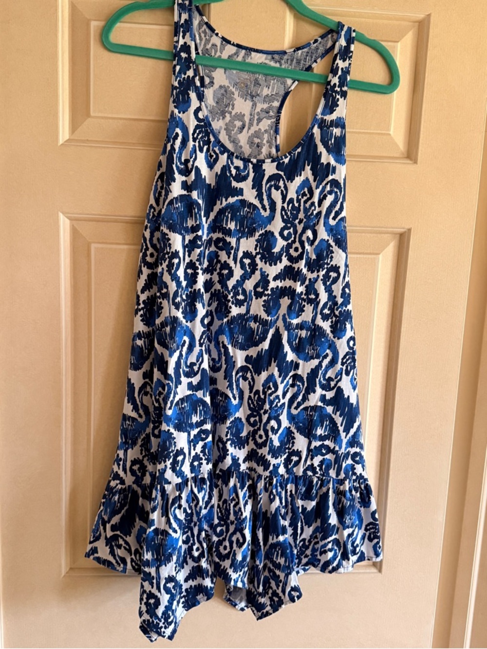 EUC Lilly Pulitzer Hampton Tank Dress Shark Bite Racerback Dress